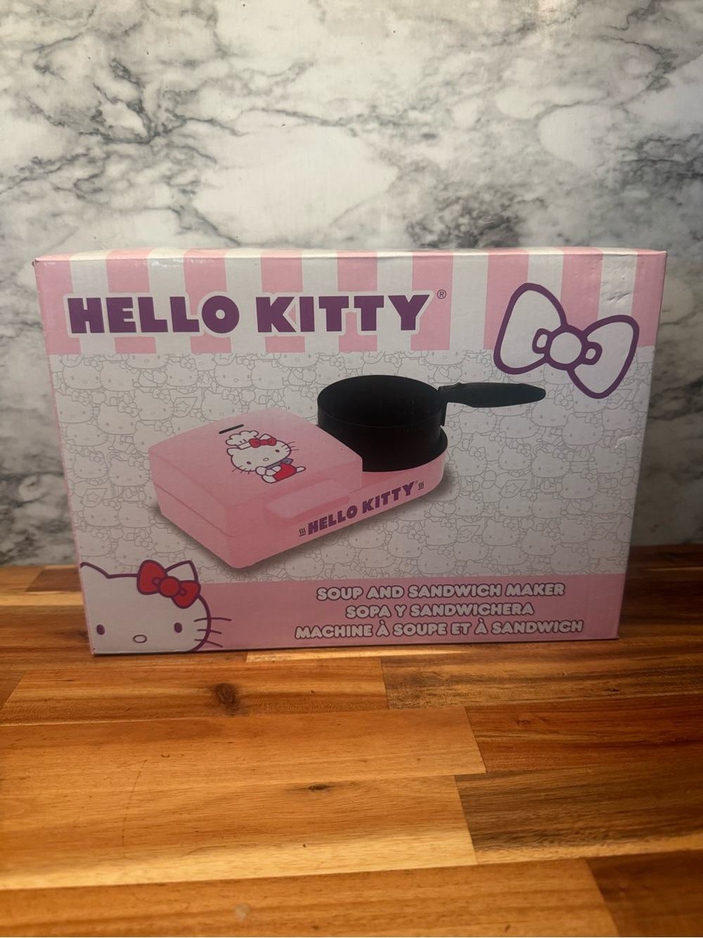 Hello Kitty Pink and Black Soup & Sandwich Maker Set